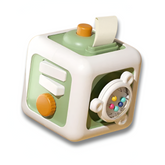 6-in-1 Montessori Busy Board Cube — Sensory Drawer & Fidget Toy for Toddlers